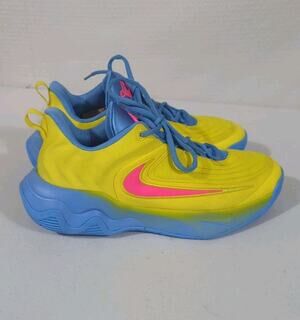 Nike Giannis Immortality 4 GS Kids 6 Y Yellow Blue Pink FZ6734-700